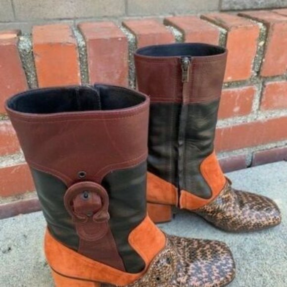 COACH 1941 runway Signature Buckle Bootie Size 7.5 - Picture 4 of 8